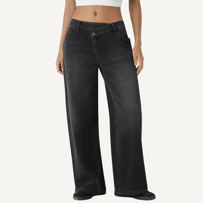 AsymFit Wide Leg Jeans - Bold
