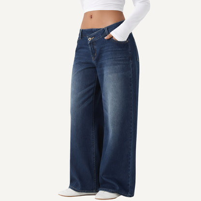 AsymFit Wide Leg Jeans - Bold
