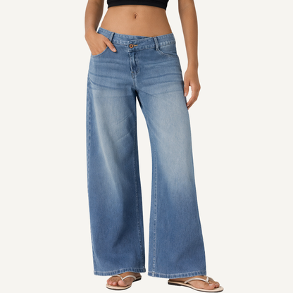 AsymFit Wide Leg Jeans - Bold