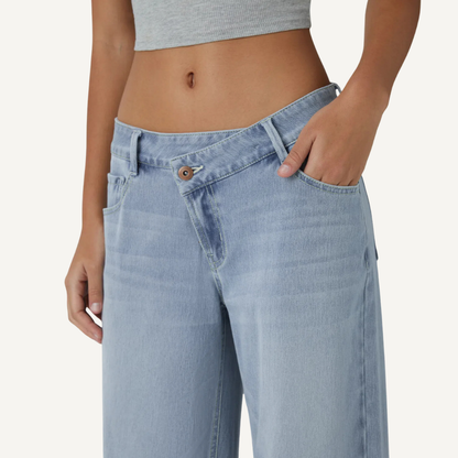 AsymFit Wide Leg Jeans - Bold