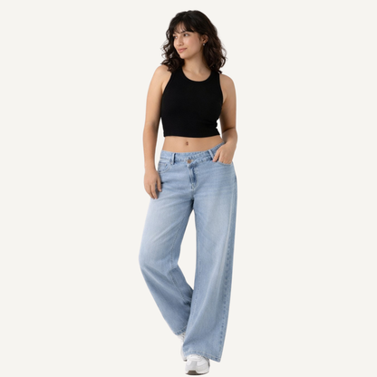 AsymFit Wide Leg Jeans - Bold