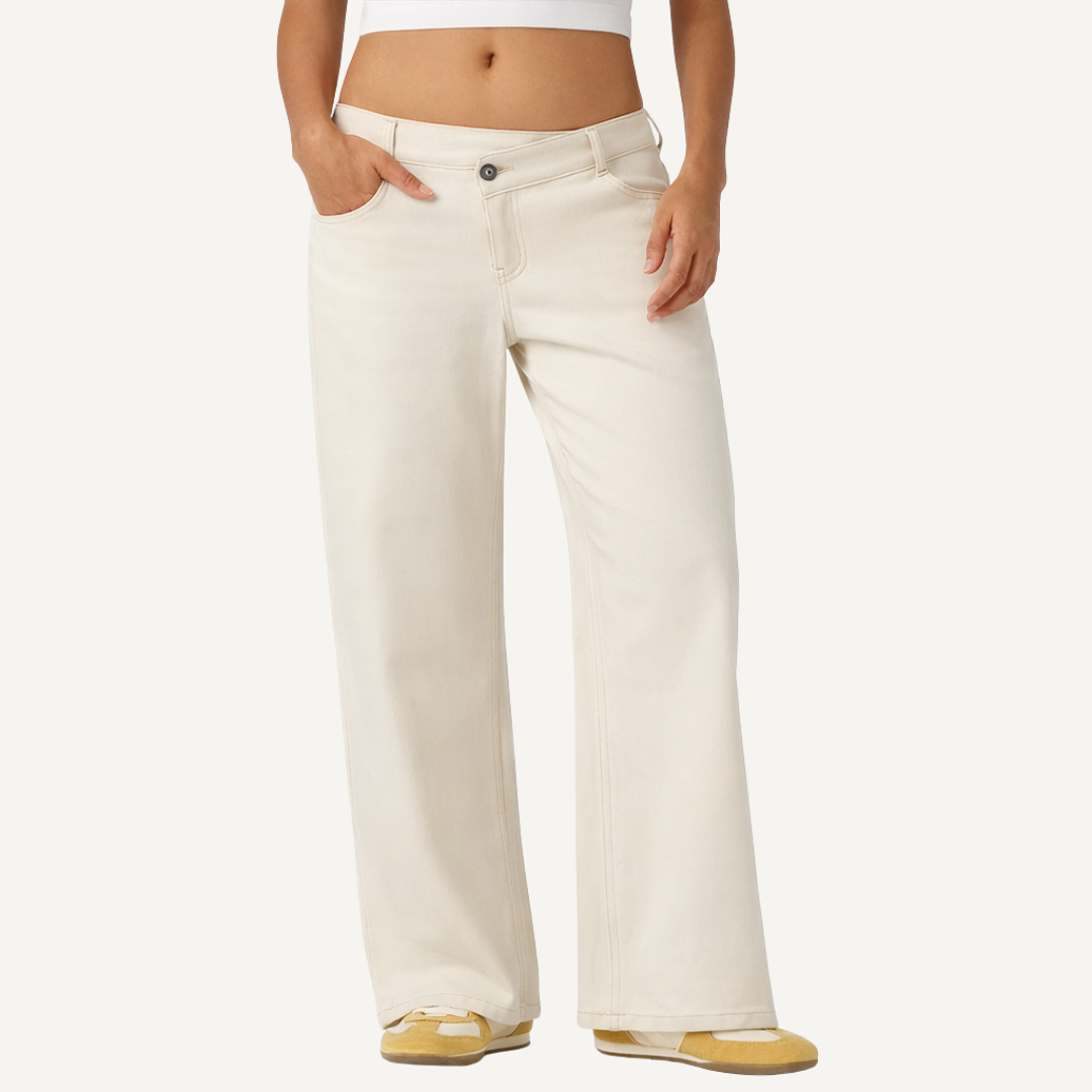 AsymFit Wide Leg Jeans - Bold