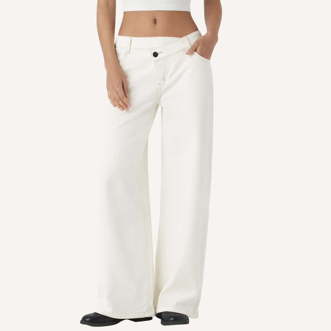 AsymFit Wide Leg Jeans - Bold