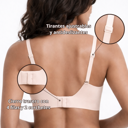 Sujetador Jelly Sin Aros Escote en V